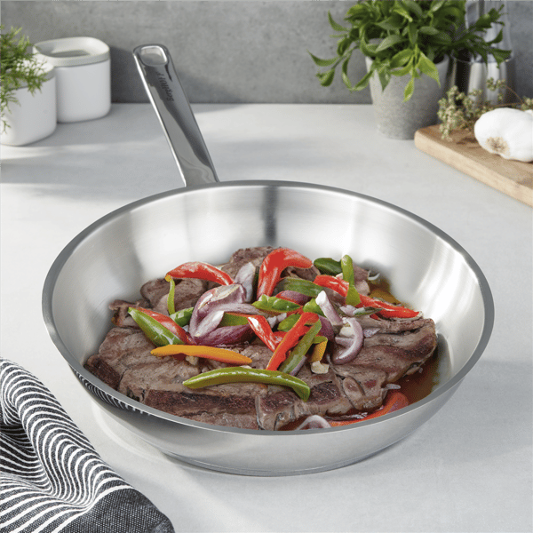 BergHOFF DiNA Helix 11in. Stainless Steel Frying Pan