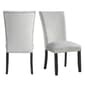 Elements Francesca Grey Velvet Side Chair Set - image 11