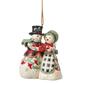 Jim Shore Heartwood Creek Snowman Mr&amp;Mrs Christmas Ornament - image 1