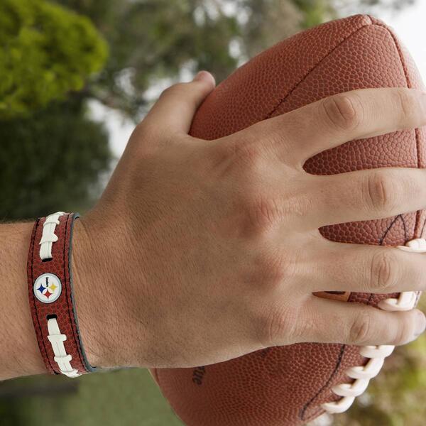 NFL Pittsburgh Steelers Pebble Grain Bracelet - image 