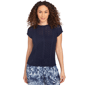 Womens Skyes the Limit Out Of The Blue Scalloped Edge Blouse - image 1