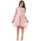 Girls &#40;7-16&#41; Bonnie Jean Short Sleeve Embroidered High Low Dress - image 1