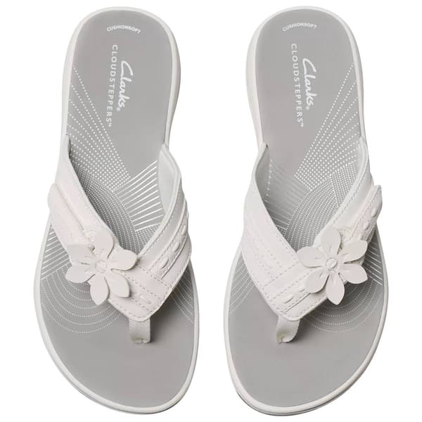 Womens Clarks&#174; Cloudsteppers&#8482; Breeze Opal Flip Flops