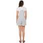 Juniors No Comment Crosshatch Cuff Stripped Romper - image 2