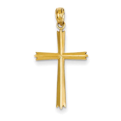 Gold Classics&#40;tm&#41; 14kt. Yellow Gold Cross Pendant - image 