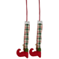 Northlight Red & Green Plaid Elf Leg Christmas Picks - Set of 2 - image 3
