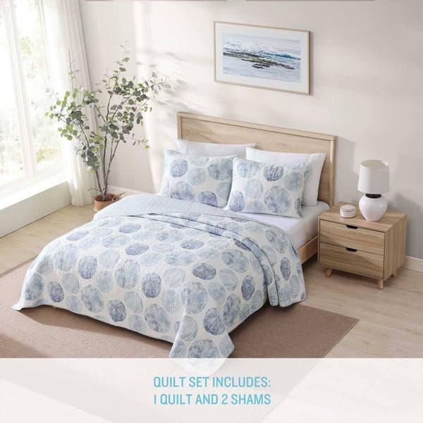 Tommy Bahama Ocean Isle Cotton Reversible Quilt Set