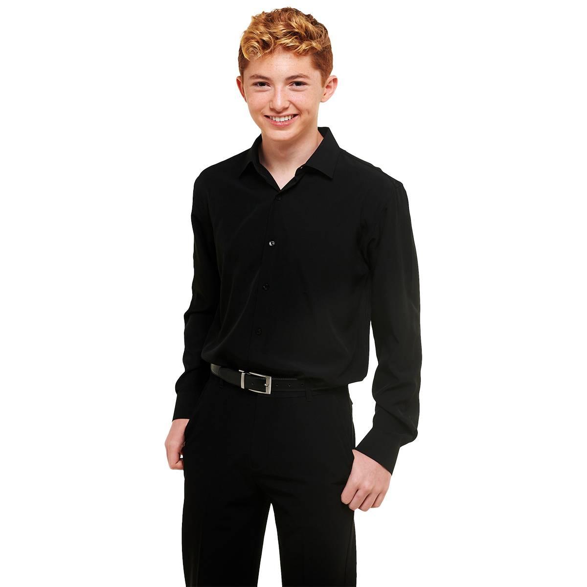 Boys (8-20) Bill Blass Dress Shirt - Black