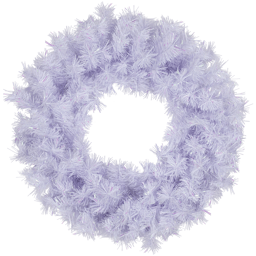 Northlight 36in. Icy White Iridescent Spruce Christmas Wreath