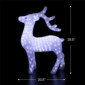 Northlight LED Commercial Grade Acrylic Reindeer Christmas Décor - image 5