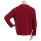 Juniors No Comment Fleece Quarter Zip Mock Neck Sweatshirt - image 3