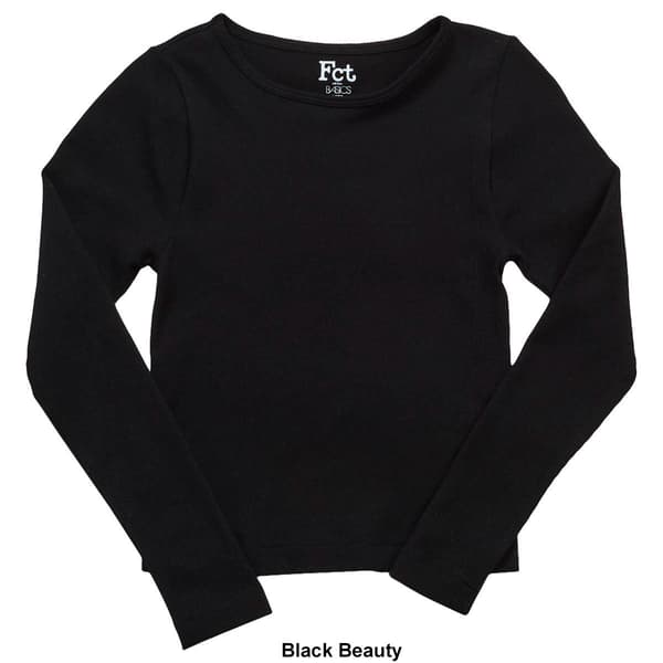 Girls &#40;7-16&#41; Full Circle Trends Long Sleeve Seamless Ribbed Top
