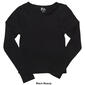 Girls &#40;7-16&#41; Full Circle Trends Long Sleeve Seamless Ribbed Top - image 3
