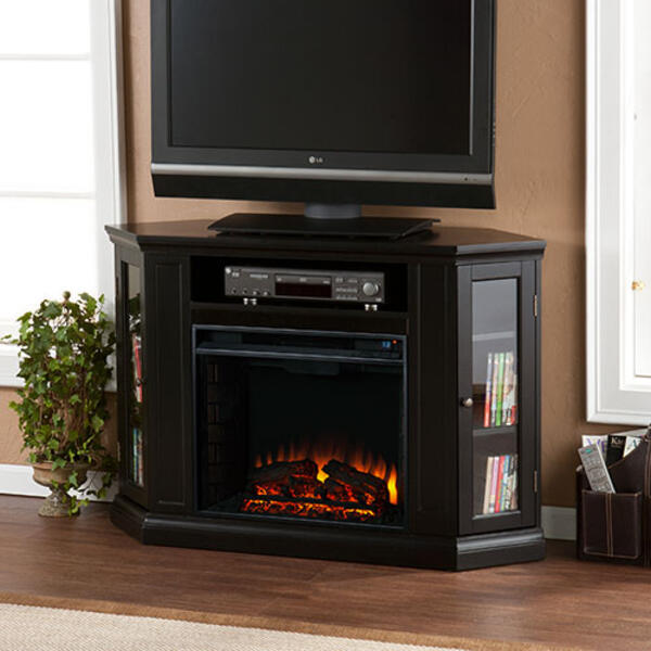 Southern Enterprises Convertible Media Electric Fireplace - image 