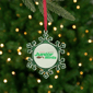 Northlight Snowflake Junior Mints Candy Logo Christmas Ornament - image 1