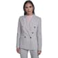 Womens Calvin Klein Long Sleeve Double Breasted Plaid Blazer - image 1