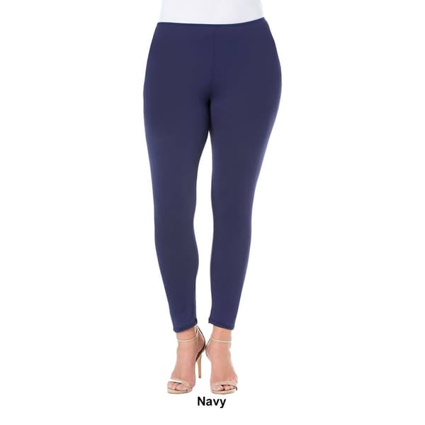 Plus Size 24/7 Comfort Apparel Stretch Leggings