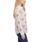 Plus Size NY Collection Long Sleeve Seashell Button Down Blouse - image 3