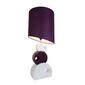 Elegant Designs Purple/White Stacked Circle Ceramic Table Lamp - image 2
