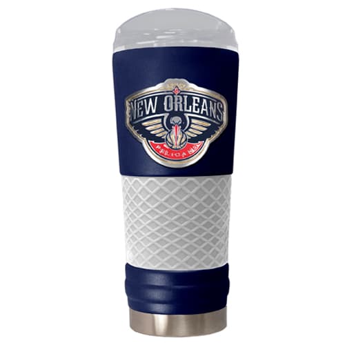 NBA New Orleans Pelicans DRAFT Powdered Coated Steel Tumbler