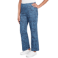 Womens Ruby Rd. Indigo Go Paisley Stretch Denim Pull-On Jeans - image 3