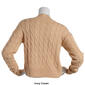 Juniors Derek Heart Amelia Cable Knit Shrug Sweater - image 2