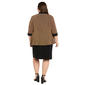 Plus Size R&M Richards 3/4 Sleeve Geometric Jacket Dress - image 2