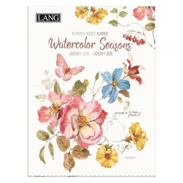 Lang&#40;R&#41; Watercolor Seasons Monthly Pocket Planner