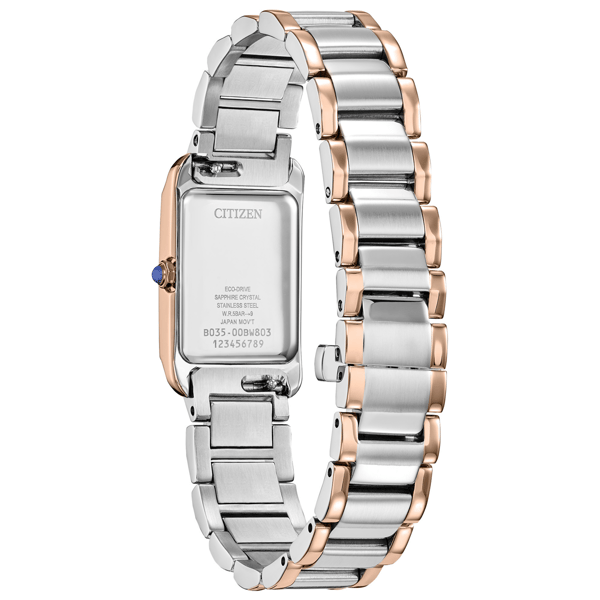 Womens Citizen® Eco-Drive L Bianca MOP Dial Watch - EW5624-54Y