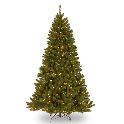 National Tree 6.5ft. Pre-Lit North Valley® Spruce Tree