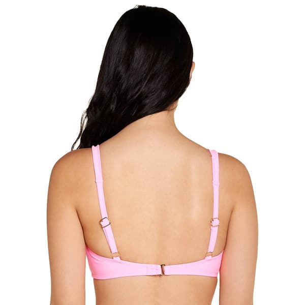 Juniors California Sunshine Solid Bralette Swim Top