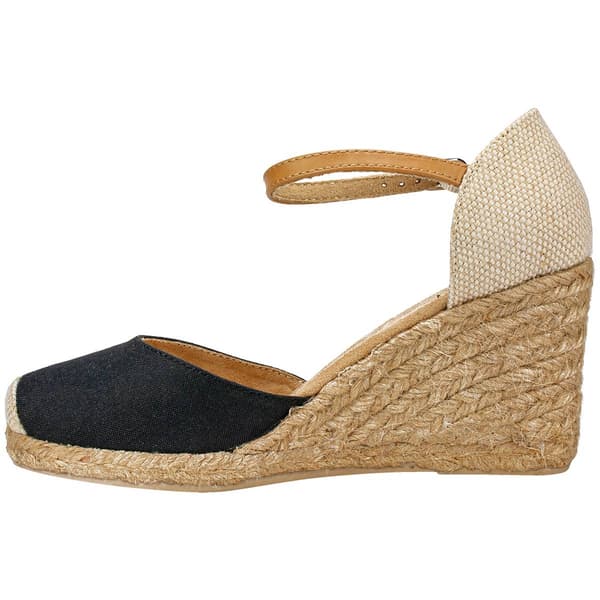 Womens White Mountain Mamba Wedge Espadrilles Sandals