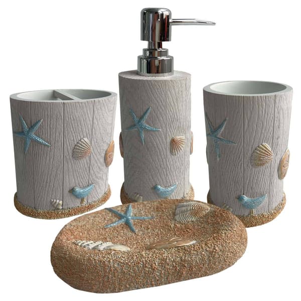 Sweet Home Collection Ocean Star Toothbrush Holder