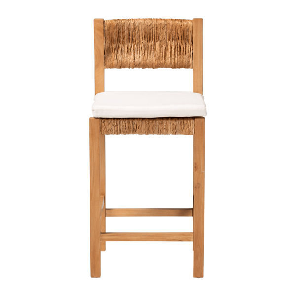 bali & pari Pava Woven Seagrass Counter Stool