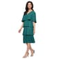 Womens SLNY Foil Dot Chiffon Tier Dress - image 1