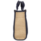 Tommy Bahama Dorothy Embroidered Leaf Medium Denim Tote - image 4