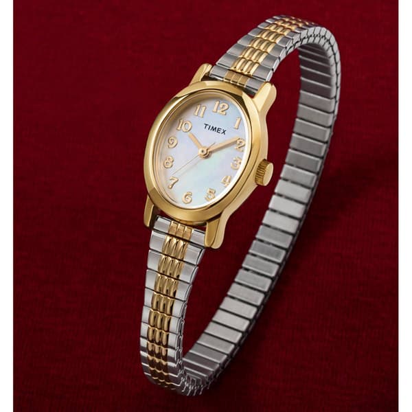Womens Timex® Cavatina Expansion Band Watch - TW2W70000JT