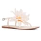 Womens New York & Company Big Flower Slingback Sandals - image 1