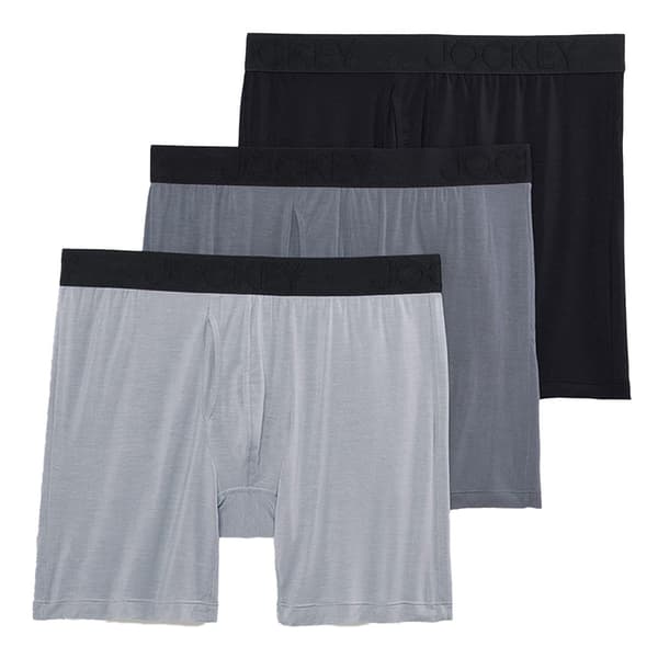 Mens Jockey&#40;R&#41; Active 3pk. Ultra Soft Boxer Briefs - image 