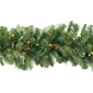 Northlight 9ft Pre-Lit Flocked Pine & Pinecones Christmas Garland - image 6