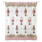 Avanti Peppermint Nutcracker Shower Curtain - image 1