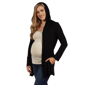 Plus Size 24/7 Comfort Apparel Hooded Maternity Cardigan - image 2