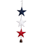 Northlight Metal Stars and Bell Hanging Patriotic Wind Chime - image 2