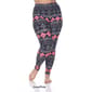 Plus Size White Mark Argyle Print Leggings - image 3