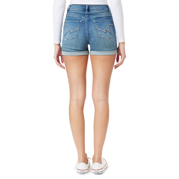 Juniors Wallflower Sassy High Rise 3in. Denim Short Shorts