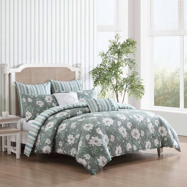 Laura Ashley Wisley Floral Cotton Comforter Set