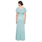 Womens SLNY Capelet Cascade Ruffle Evening Gown - image 2