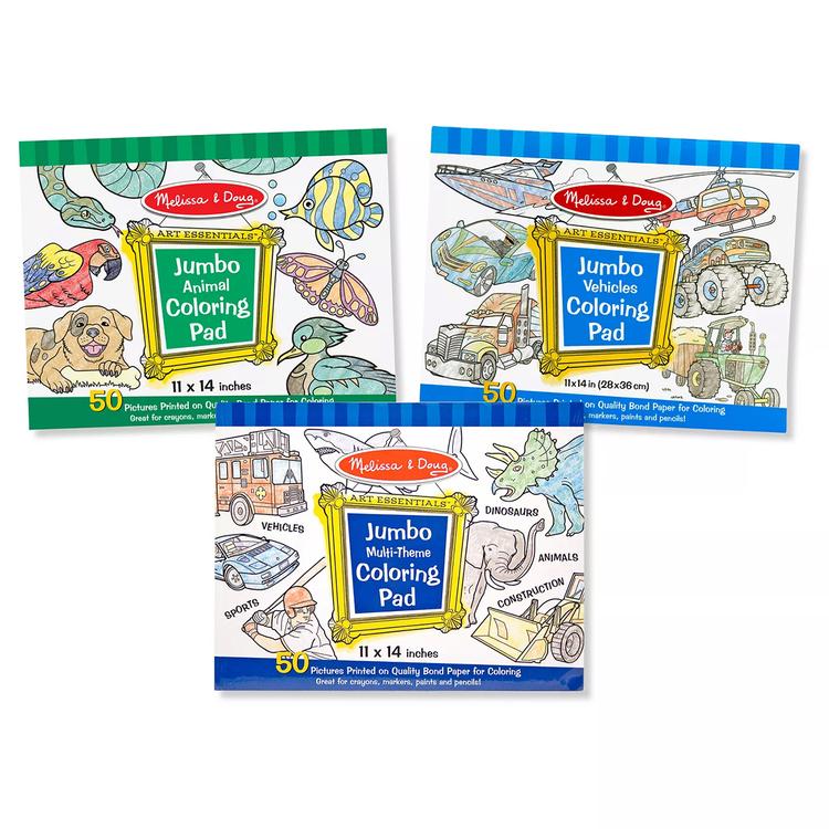 Melissa &amp; Doug(R) Jumbo Coloring Pad Bundle