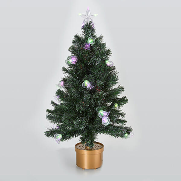 Puleo International 24.5in. Fiber Optic Christmas Tree - image 