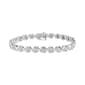 Haus of Brilliance Sterling Silver 1/4ctw. X-Link Bracelet - image 1